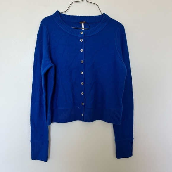 Free People Nocturnal Solid Cashmere Cardi - Picture 5 of 17